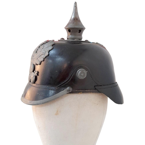 69 - WW1 Imperial German 1915 Model Enlisted Mans Pickelhaube.