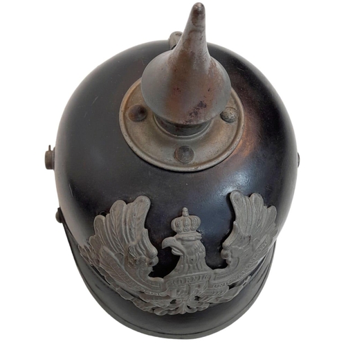69 - WW1 Imperial German 1915 Model Enlisted Mans Pickelhaube.