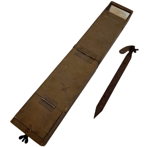 20 - WW1 British Adams Folding Trench Periscope in its original canvas carry case. Circa 1916