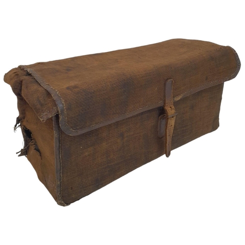 20 - WW1 British Adams Folding Trench Periscope in its original canvas carry case. Circa 1916