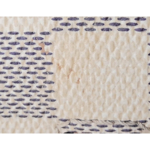 276 - A Louis Vuitton Damier Azur Girolata Bag. Leather exterior with gold-toned hardware, 2 rolled leathe... 