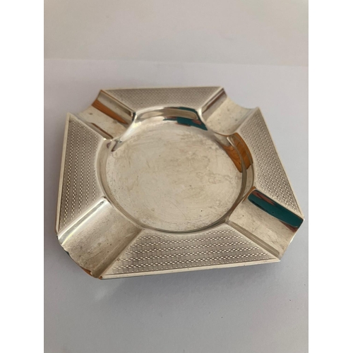 286 - Antique MAPPIN & WEBB SILVER ASHTRAY. Having clear markings to base for Mappin and Webb. Birmingham ... 