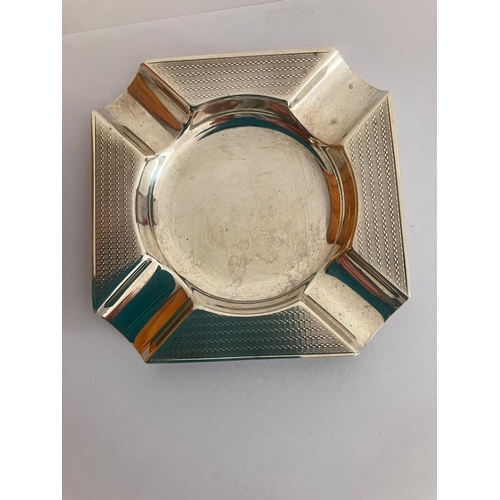 286 - Antique MAPPIN & WEBB SILVER ASHTRAY. Having clear markings to base for Mappin and Webb. Birmingham ... 