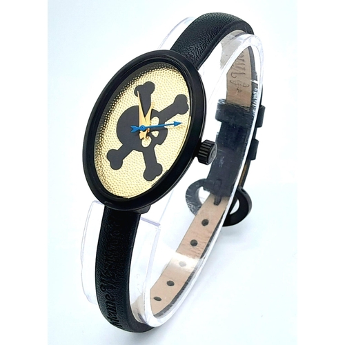 ★Vivienne Westwood★ [Same day]Vivienne Westwood Crown Skul A Vivienne Westwood Skull and Crossbone Watch. Oval case
