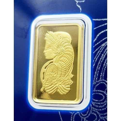 402 - A 2.5g Fine Gold (.999) Swiss Ingot. Comes in a self contained package.