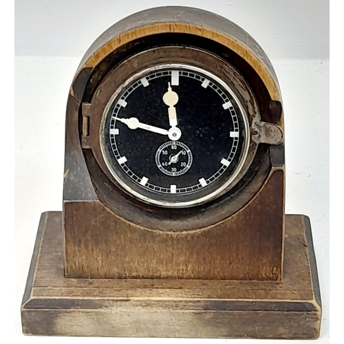 236 - WW2 German Heer (Army) Funkeruhen Duty Radio Operators Clock Circa 1943. Maker: Tobias Bauerie & Son... 