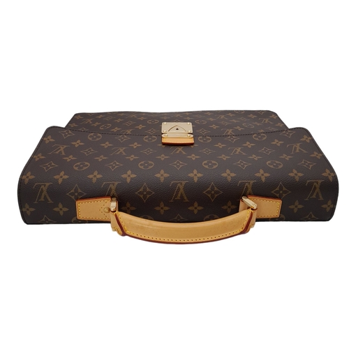 331 - AN IMMACULATE LOUIS VUITTON CLASSIC BRIEF CASE IN UNUSED CONDITION WITH ORIGINAL DUST COVER .   38 X... 