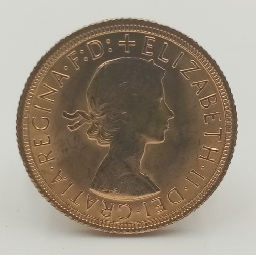 485 - A 22 K yellow gold, young Queen Elizabeth II, 1967,  full weight (8 g), good condition but please, s... 