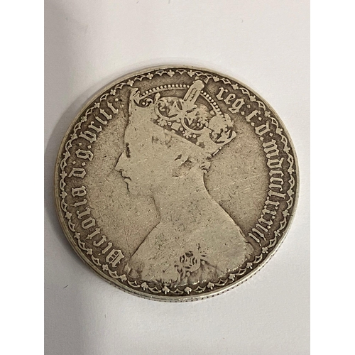 168 - 1883 SILVER GOTHIC FLORIN. Fine/Very Fine condition.