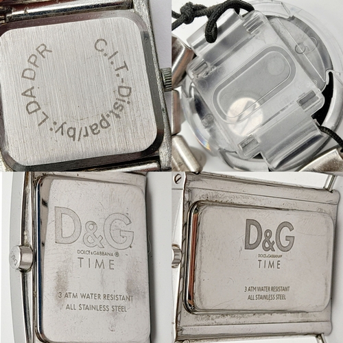 591 - A Parcel of Four Vintage Ladies Bracelet Dress Watches. Comprising: 1) A Crystal Set Wide Bar Quartz... 