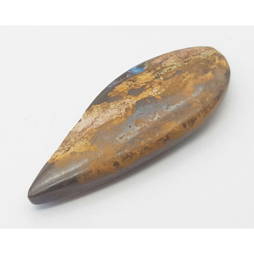 110 - A spectacular and rarely seen in such quality and size opalised fossil wood with wonderful blue hues... 