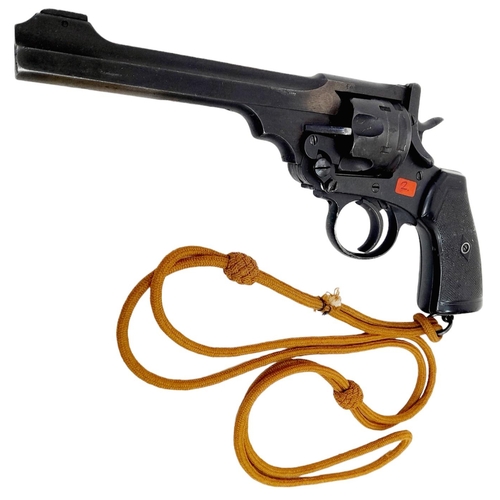 34 - A Deactivated Webley Mark IV Revolver with Leather Holster. The British army adopted the mark IV in ... 