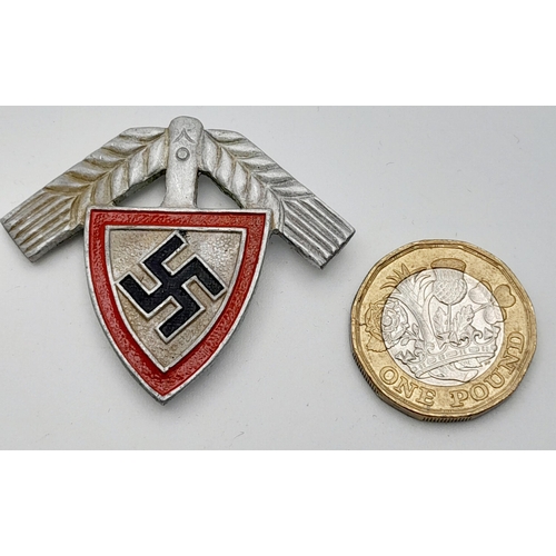 356 - WW2 German Reichsarbeitsdienst RAD (Labour Corps) Cap Badge & Gau Sleeve Badge for the
Hessen-Süd Wi... 