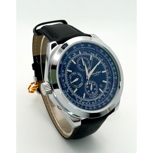 299 - An unworn Men’s Luxury, Limited Edition, Swann & Edgar, London, Model Racecounter Watch. 55mm In... 