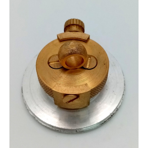 531 - Museum Quality Replica All Brass WW2 British Crabtree Discharger and Alloy German Bomb Fuse Top. Ide... 