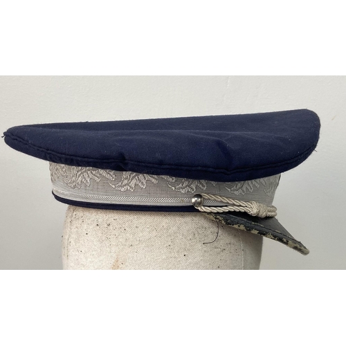 323 - WW2 Polish Jewish Ghetto Police Visor Cap.