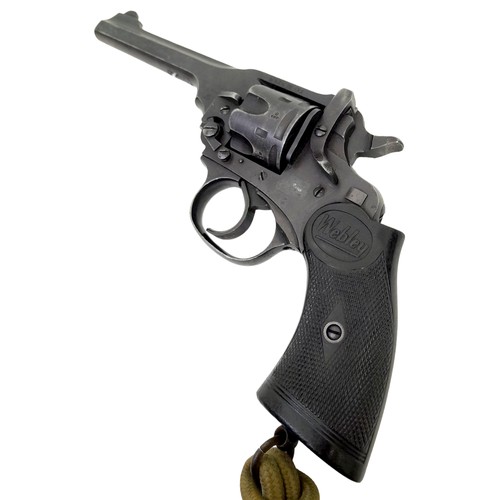 292 - A Rare Deactivated Webley .38 Calibre Mark IV Pistol. Comes with the latest EU deactivation certific... 