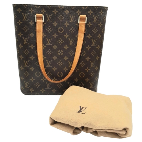 222 - A Louis Vuitton Vavin GM Tote Bag. Monogramed canvas exterior with gold-toned hardware and two leath... 