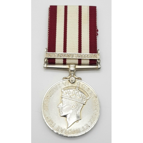 491 - Naval General Service Medal 1915, with clasp Palestine 1936-1939. Named to: D/J99753 S E Savory A/Ye... 