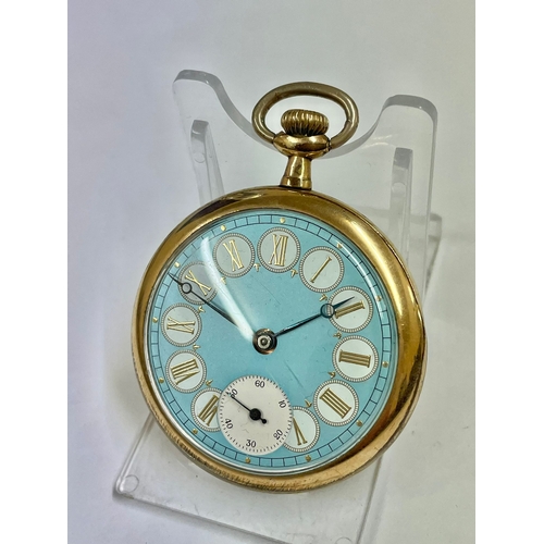 227 - A Vintage gents pocket watch. In working order.