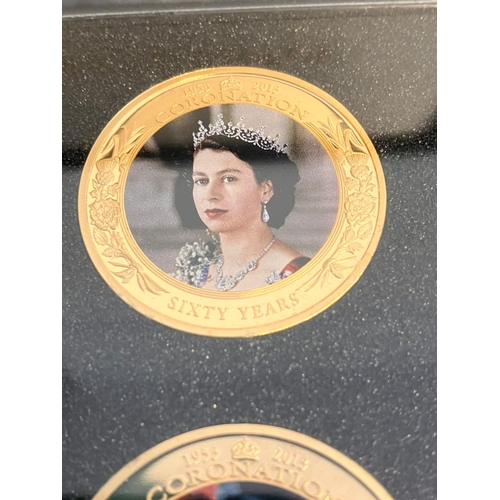 273 - Westminster CORONATION JUBILEE PHOTO COIN SET. Complete with high quality display case. All coins ar... 