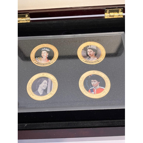 273 - Westminster CORONATION JUBILEE PHOTO COIN SET. Complete with high quality display case. All coins ar... 