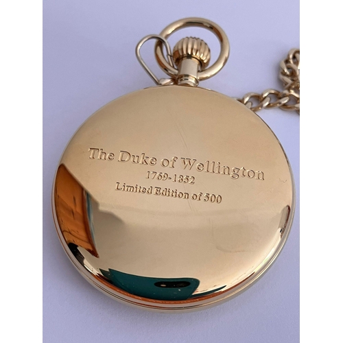 336 - Duke of Wellington POCKET WATCH. Limited Edition of only 500 from the Pocket Watch Company. Complete... 