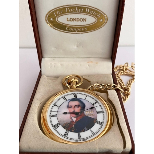 336 - Duke of Wellington POCKET WATCH. Limited Edition of only 500 from the Pocket Watch Company. Complete... 