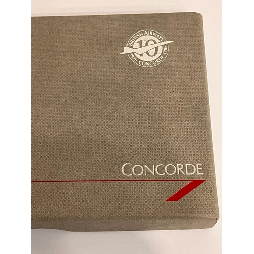 104 - Vintage CONCORDE PRESENTATION SILVER DECANTER LABELS. Hallmark for 1986. Sherry and Vodka Concorde S... 