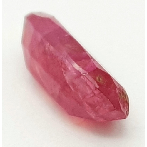 577 - A 1.47ct Untreated Mozambique Ruby Gemstone - GFCO Swiss Certified.