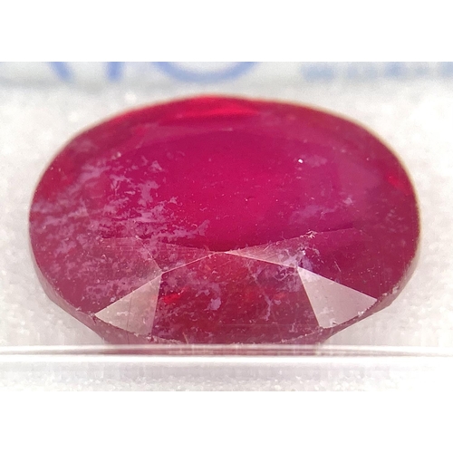 165 - An 11.66ct Ruby Gemstone - AIG Milan Sealed and Certified.