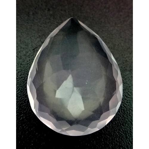 990 - A 7.74ct Colourless Rock Crystal Quartz - GFCO Certified.