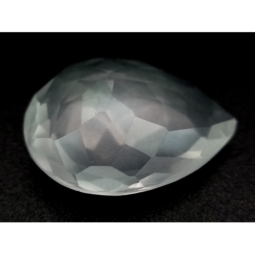 990 - A 7.74ct Colourless Rock Crystal Quartz - GFCO Certified.