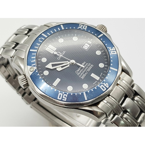 180 - An Omega Seamaster Professional Automatic Gents Watch. Model 2532. Stainless steel bracelet and case... 