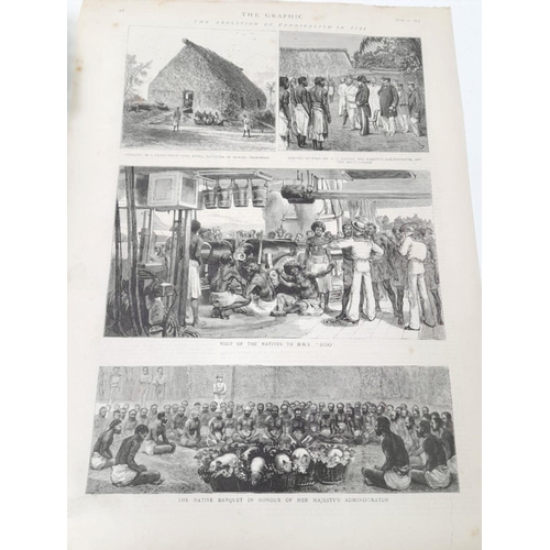 105 - Of great Anthropological interest, a group of four items from the last Fijian cannibals, THE CANNIBA... 