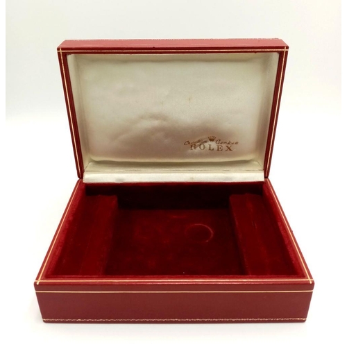 224 - A vintage, genuine ROLEX embroidered case, which can be used also as a mini/travelling jewellery box... 