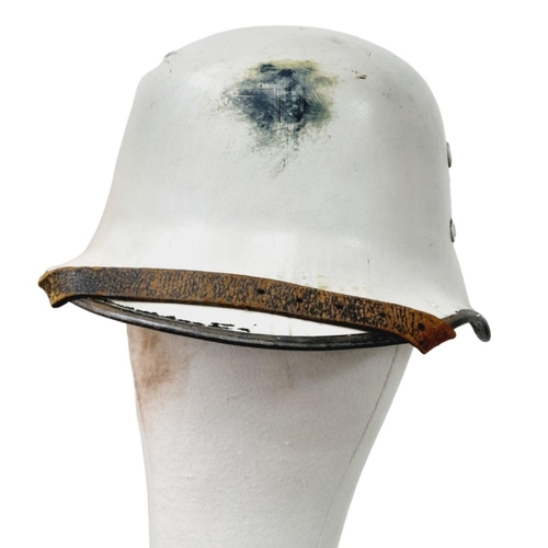 229 - WW2 Lightweight German Red Cross Workers Helmet.