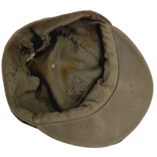 279 - WW2 German Africa Corps M41 Field Cap. A real “Been There” item. Small Size.