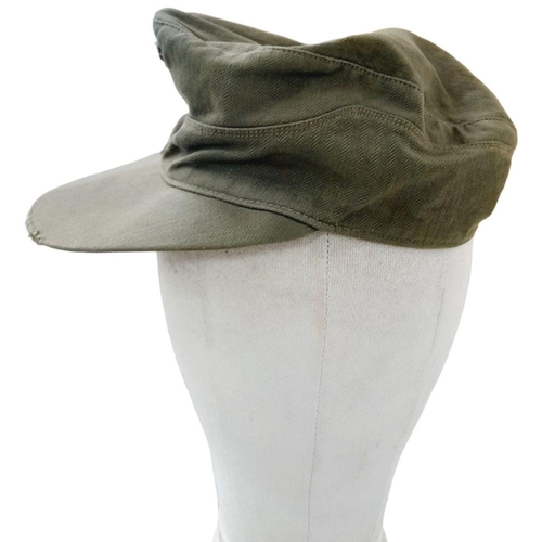 279 - WW2 German Africa Corps M41 Field Cap. A real “Been There” item. Small Size.