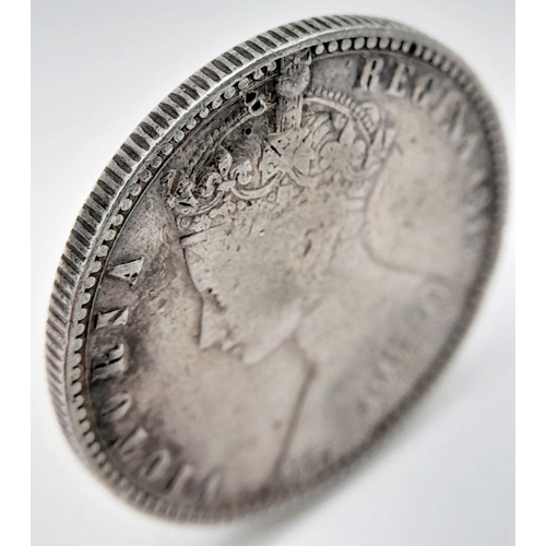 294 - 1849 SILVER GOTHIC FLORIN.Very Fine Condition.