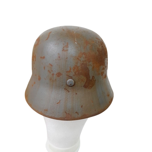 307 - WW2 German Luftwaffe Double Decal M35 Helmet with liner.