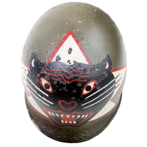 370 - Vietnam War Era 3rd ARVN Rangers Helmet.