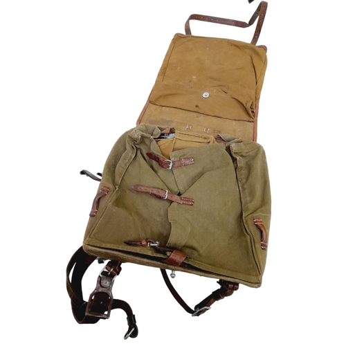 433 - 1939 Dated German Tournister Backpack (Pony Pack) This example has the Edelweiss Badge of the Gebirg... 