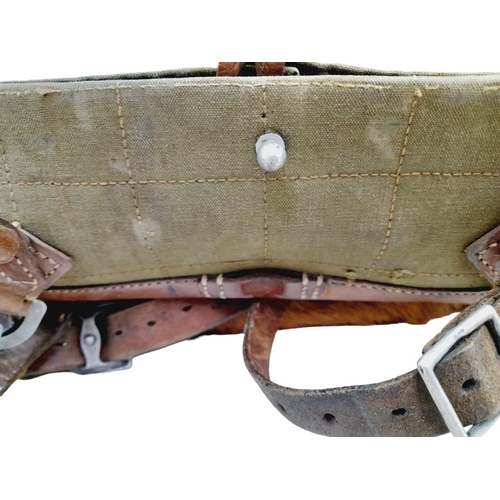 433 - 1939 Dated German Tournister Backpack (Pony Pack) This example has the Edelweiss Badge of the Gebirg... 