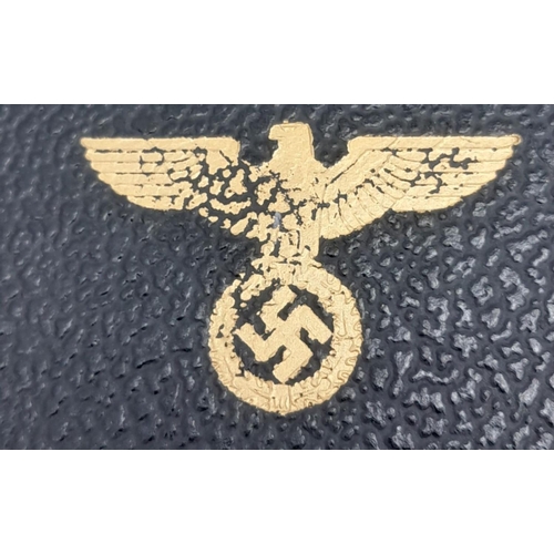 596 - 3rd Reich Cased R.A.D Award Plaque.