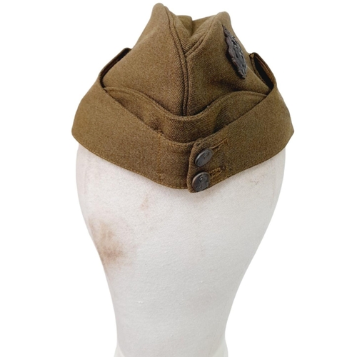 69 - WW1 Royal Flying Corps Officers Side Cap.