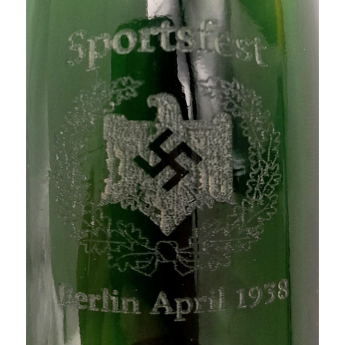 841 - 3rd Reich 100ml Bottle from the Hitler Youth Sportsfest, Berlin 1938.