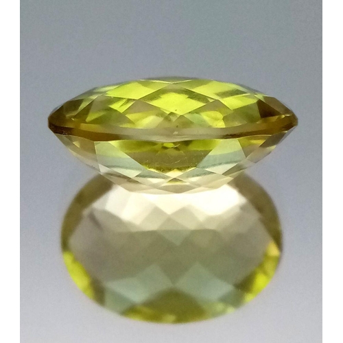 232 - A GIA CERTIFIED DIASPORE GEMSTONE - 8.31CT. OVAL CUT.