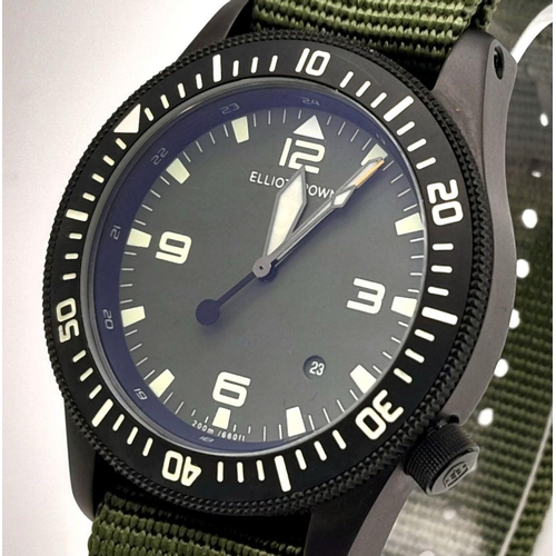 261 - An Unworn Elliot Brown Holton Military Professional Divers Watch, Broad Arrow Marked, Designed in Po... 