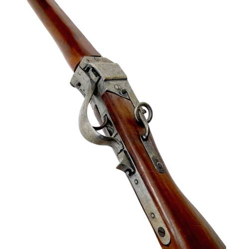 435 - A Vintage, Wood and Metal, Full Size Retrospective Copy of a R S Lawrence Patent 1859 Sharps Rifle. ... 